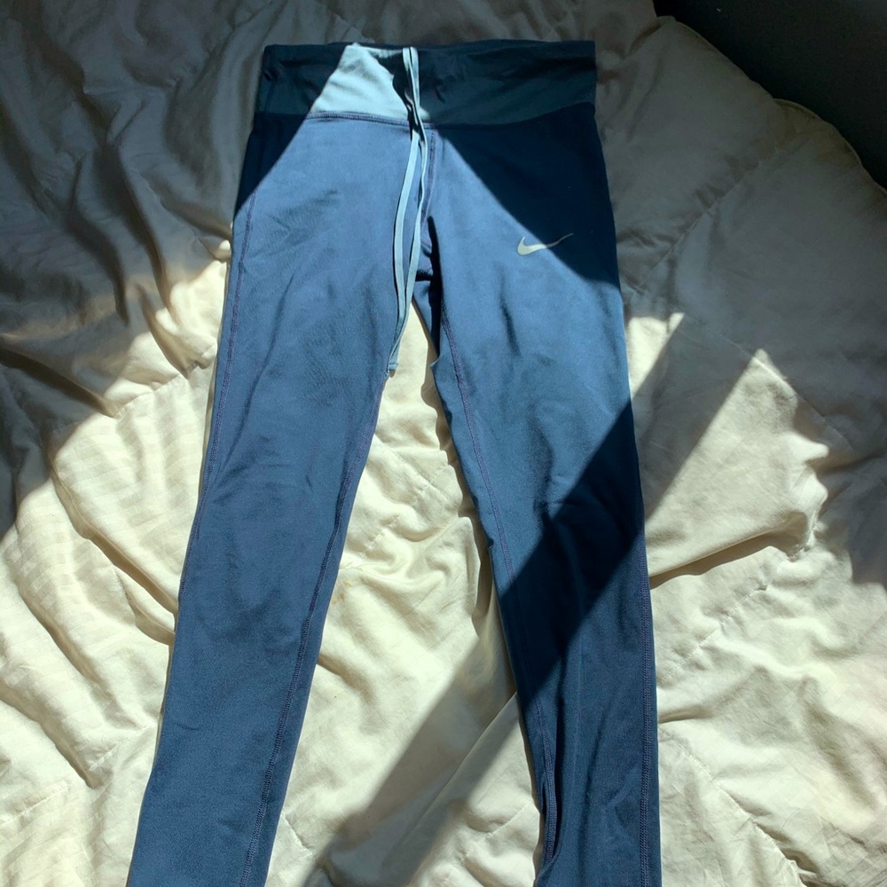 Nike Dri-Fit Blue Leggings, Size S
